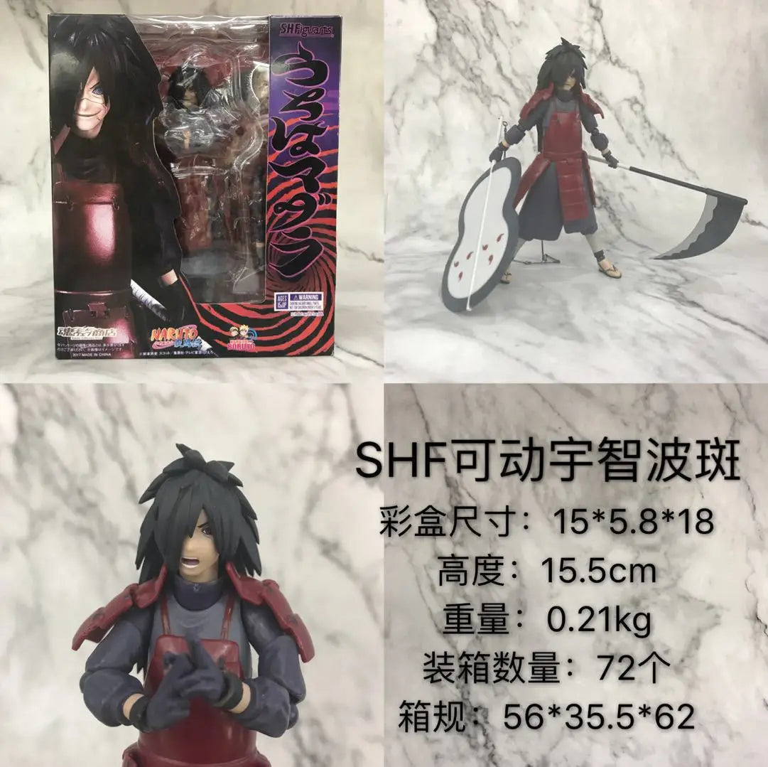 Action Anime NARUTO Gaara Kakashi Uzumaki Boruto Uchiha Madara Sasuke Model Toys for Kids Adult Home Room Car Decoration Gift