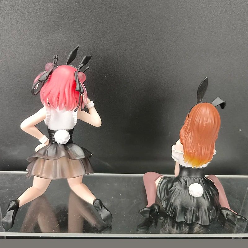 10cm Yotsuba Anime Cute Nakano Nino Figurine The Quintessential Quintuplets Figure Cat Nakano Miku Figure PVC Collection Toys