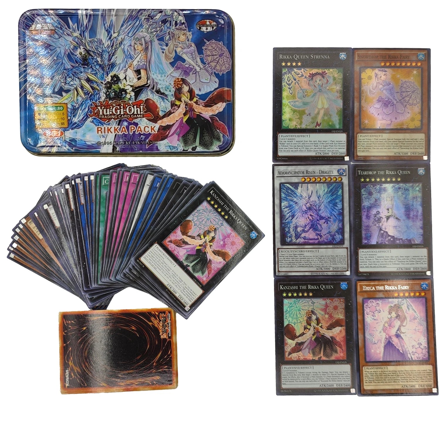 Yu Gi Oh Cards EGYPTIAN GOD PACK Card Deck English TCG Holographic Golden White Dragon Duel Game Collection Card with Tin Box