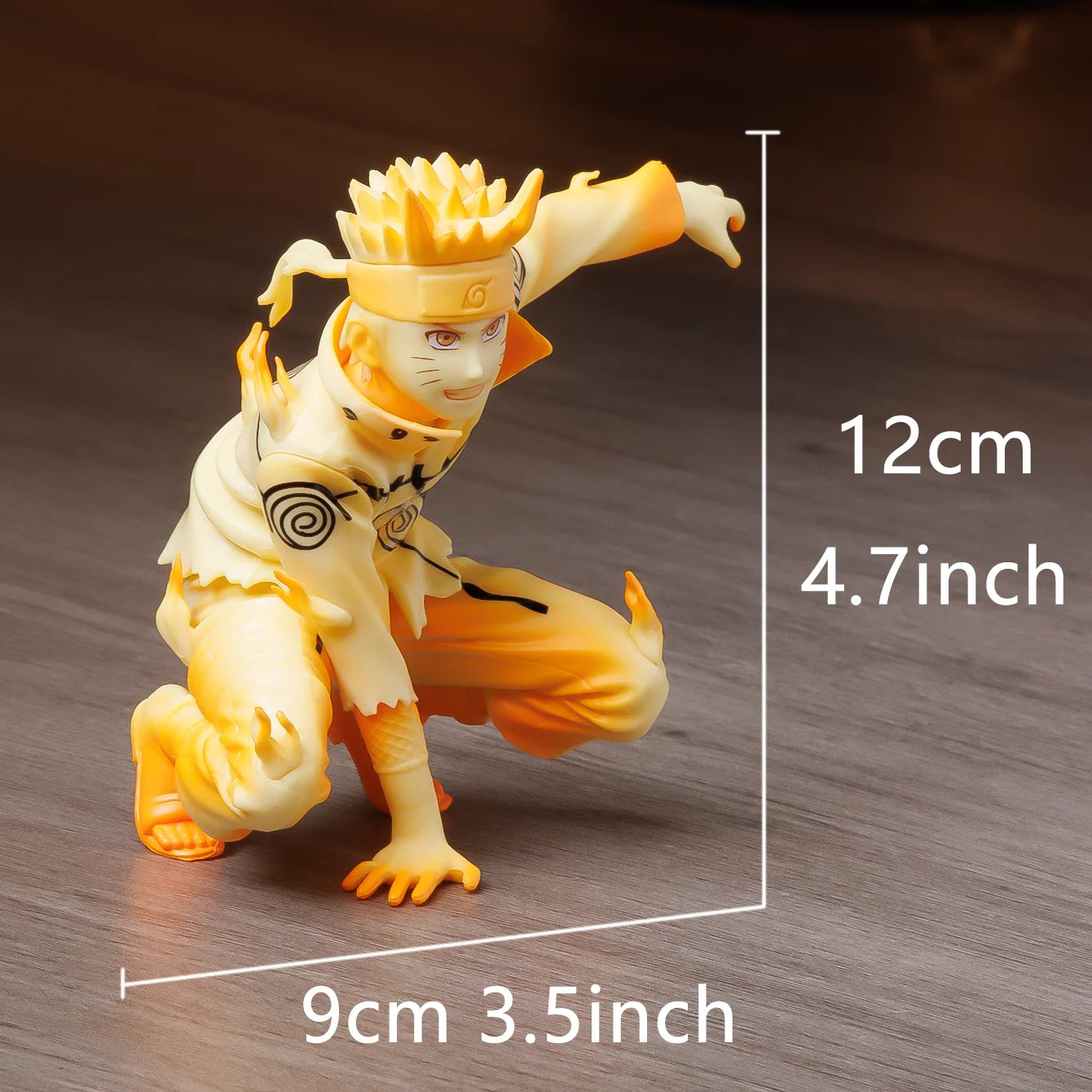 Naruto Golden Demon Fox Ninja Model Statue Anime Peripherals Home Ornaments Small Gifts Valentine's Day Gifts