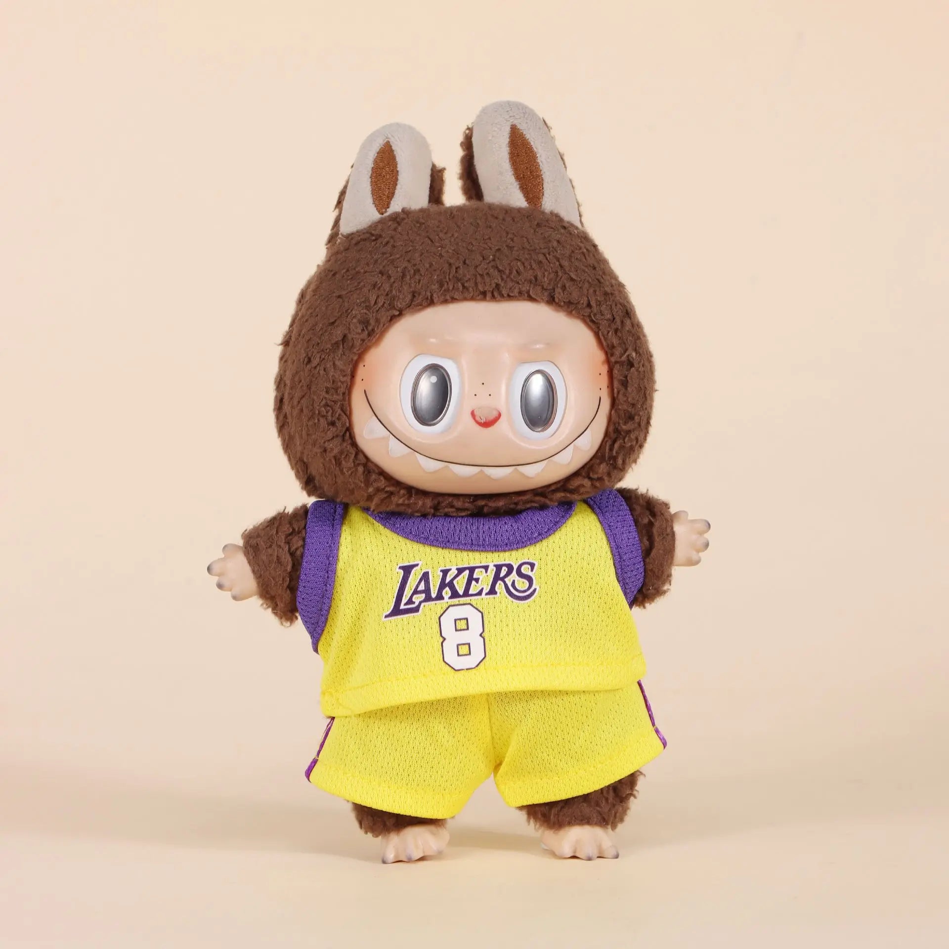 Clothes 17cm First Second Generation Labubu Basketball Clothes Cute Doll Decoration Handmade Doll Clothes