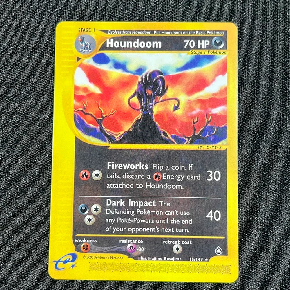 PKM Single Cards 1st Edition E-Card Celebi Charizard Skyridge (SK) Foil Cards Zapdos Aquapolis Classic Game Collection PROXY