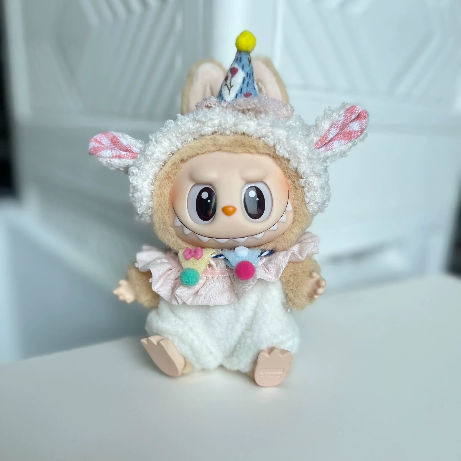 LABUBU Universal Baby Clothes, Doll Cute New Year Set Diy Accessories, Christmas Gifts,Popmart Bubble Mart Doll Accessories (No Doll)