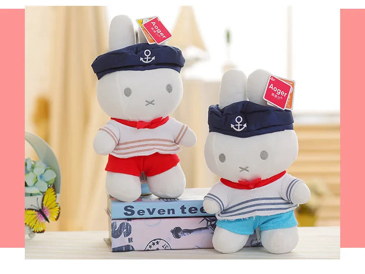 Anime Cartoon Miffy Rabbit Plush Toys Doll Grasping Machine Doll Girls Gift Accompany Comfort Lovely Ornaments Kawaii Super Soft