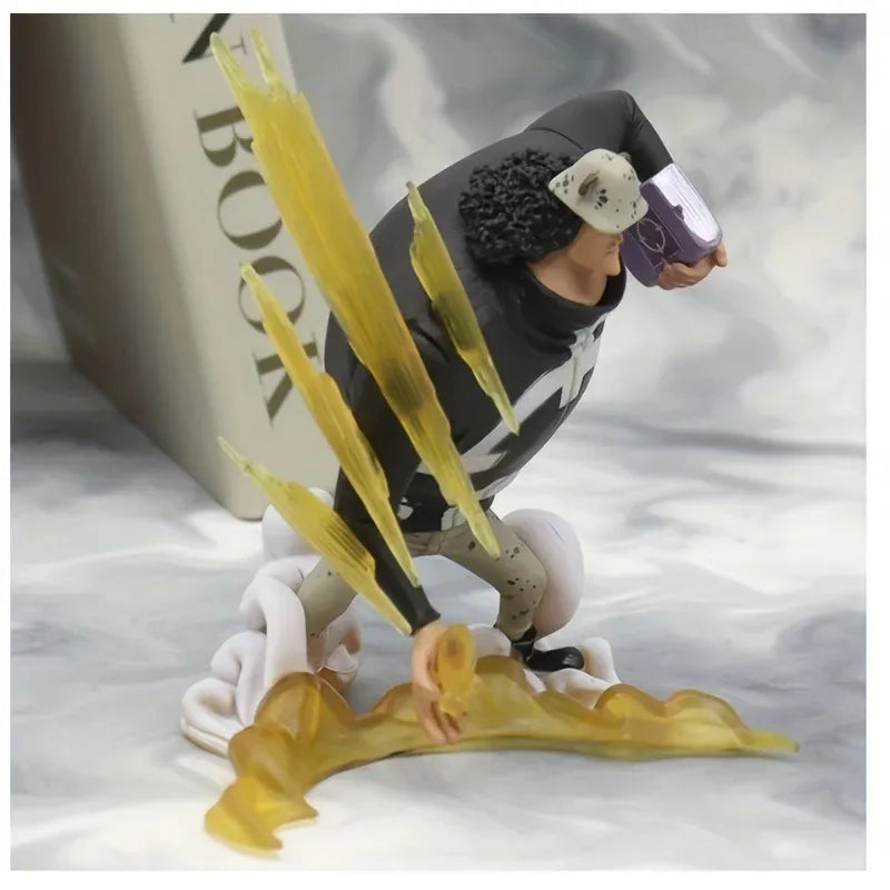 Bandai 10CM One Piece Anime Figure Luffy Tyrant Bear Anime Statue Action Figure Pvc Model Doll Collection Toy Gift Kids