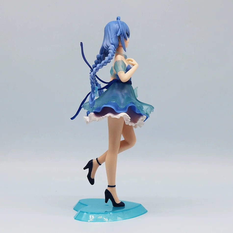 The 20cm/25cm Magician Roxy Migurdia flower Action Figure Mushoku Tensei:Jobless Reincarnation Anime Figure PVC