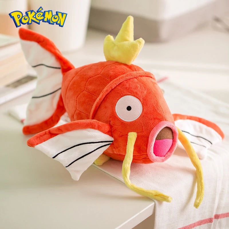 Pokemon Kawaii Magikarp Stuffed Toys Cartoon&Cute The King Of Carp Plush Dolls Throw Pillow Birthday Gift For Kids Friends Boys