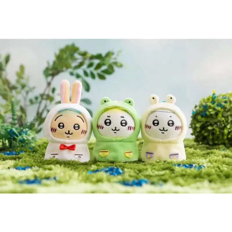 Kawaii Chiikawas Cute Raincoat Plush Doll Pendant Cute Hachiware Usagi Cartoon Bag Charm Gift Plush Keychain