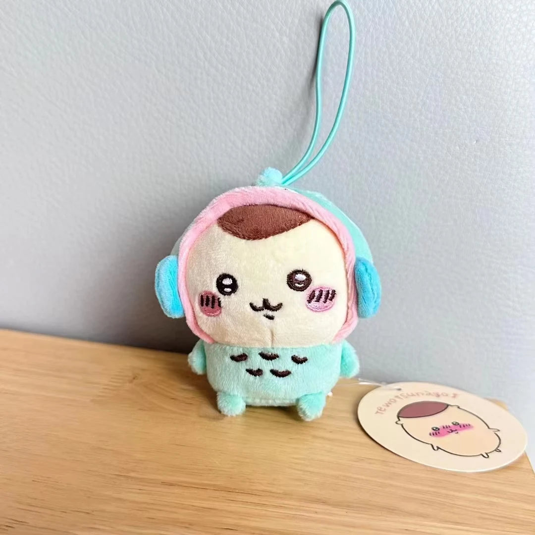 Chiikawa Self-deprecating Bear Collaboration Sanrioin Plush Doll Helo Kiity1 Melodyi Kuromev Sachiji Plush Toy Keychain Decorate