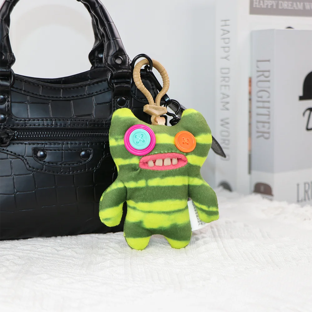 Fuggler Ugly Teeth Monsters Original Plush Toys Screamer Giggle Gaping Pranker Monster Keychain Punk Niche Fluffy Pendant Gift