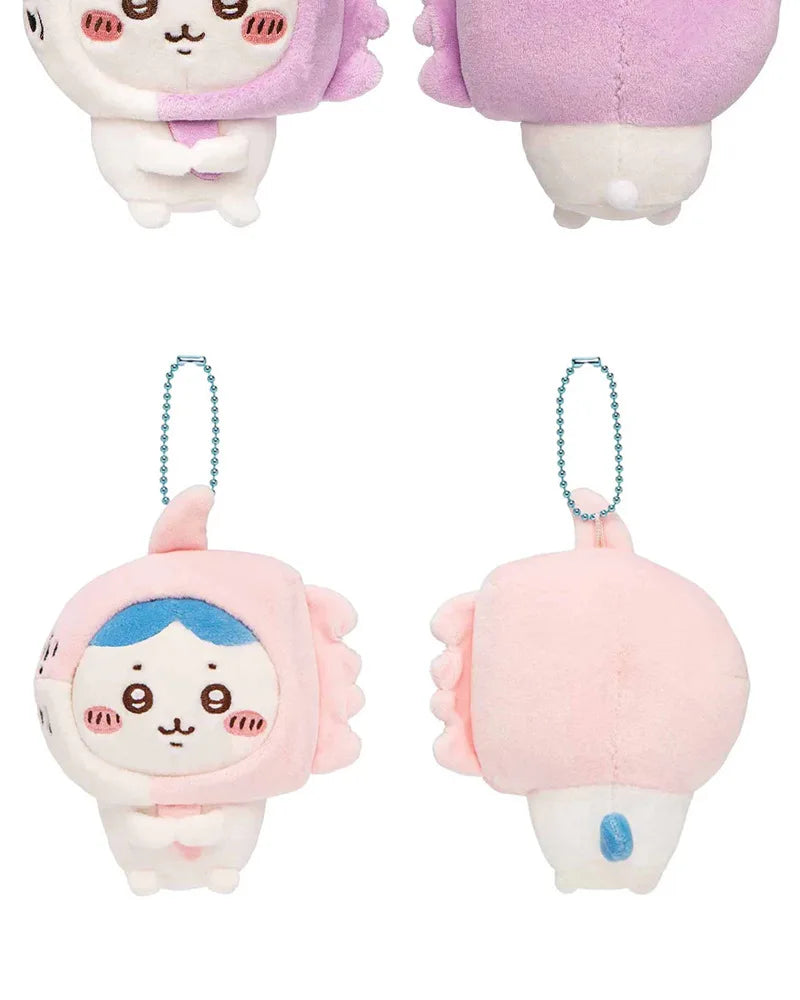 12CM Kawaii Chikawas Hachiware Usagi Marine Animal Series Plushie Doll Toy Keychain Pendant Cute Cartoon Bag Pendant Girl Gift