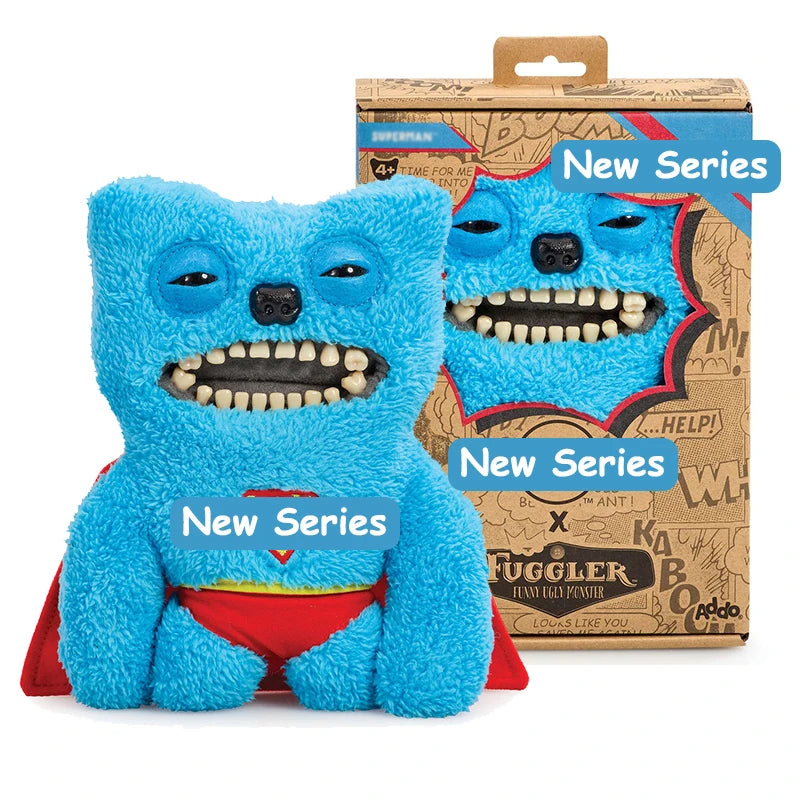 Fuggler Plush Ugly Monster Super Heroes X Fugglers Joker The Clown's Girl Stuffed Toy 22cm