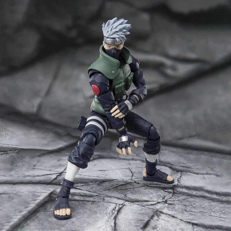 Shf Naruto Hatake Kakashi Action Figure PVC Collection Anime Naruto Shippuden Namikaze Minato Figurine Movable Model Toys Gifts
