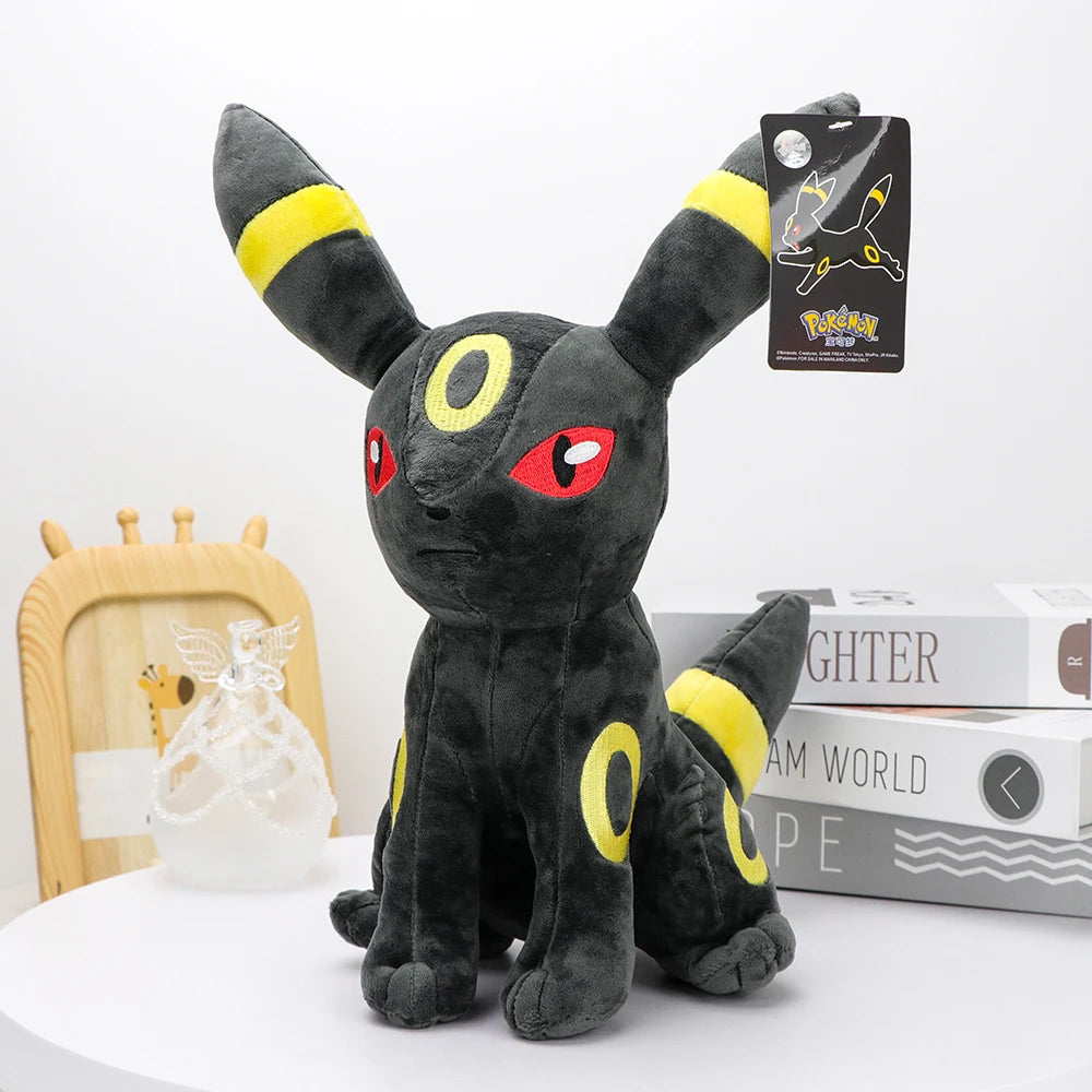 POKEMON Big Size Eevee Umbreon Sylveon Leafeon Espeon Glaceon Plush Toy Anime Stuff Doll Collection Kawaii Gift for Kid