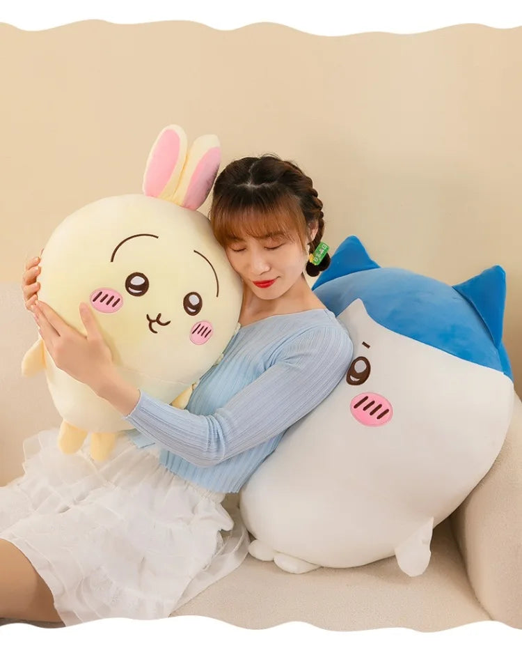 20CM Cartoon Chiikawa Doll Lambda Usagi Series Doll Hachiko Self-deprecating Bear Plush Toy Pillow Cushion Appease Toys
