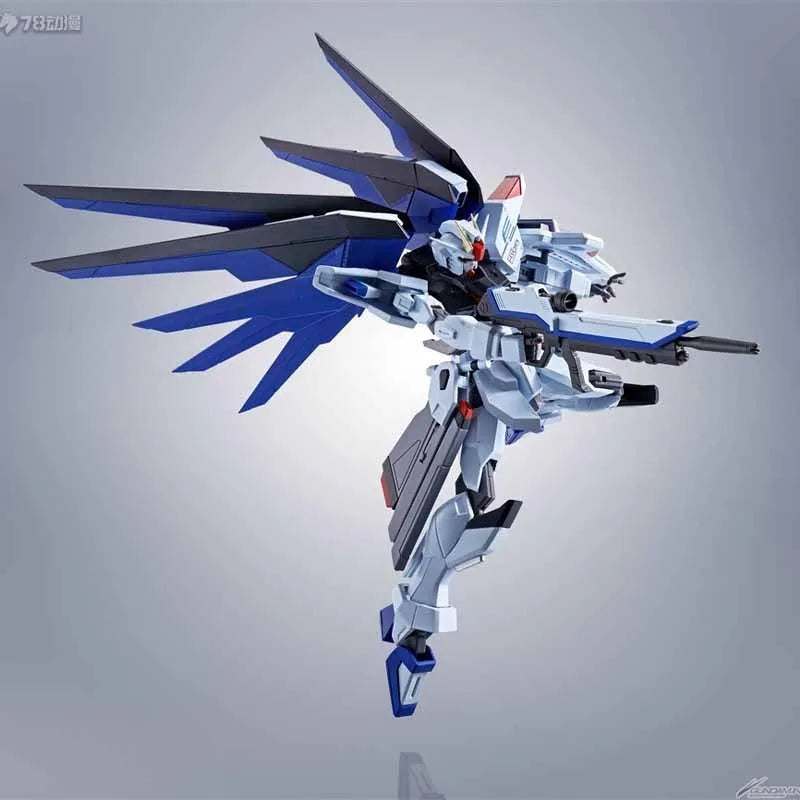 Bandai Original MODEL KIT ROBOT SPIRITS FREEDOM GUNDAM Action Figure Model Toys Gifts For boys Collectible Foam box sends