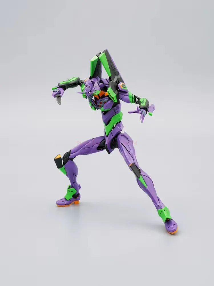 Rg Evan Gelion Model Kit 1:144 Evan Gelion Anime Action Figures Collectble Eva 01 Assembly Kit Mobile Suit Mecha Kits Toy Gift