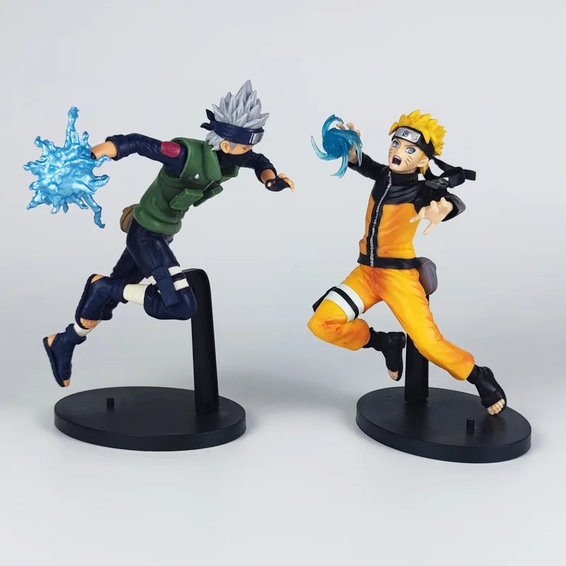 18cm Naruto Anime Figure Uzumaki Naruto Hatake Kakashi Gaara Combat Version Action Figure Collection Model Ornaments Toys Gifts