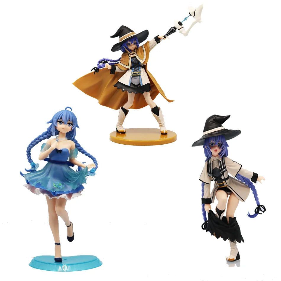 The 20cm/25cm Magician Roxy Migurdia flower Action Figure Mushoku Tensei:Jobless Reincarnation Anime Figure PVC