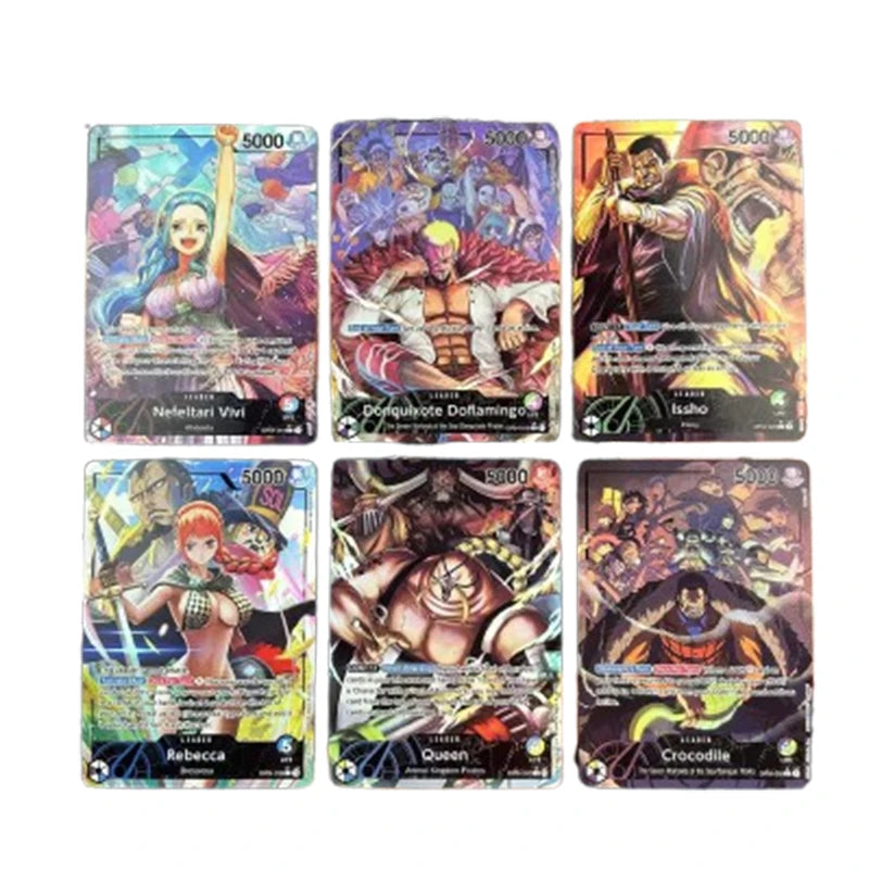 ONE PIECE English Version Rebecca Donquixote Doflamingo DIY Homemade Xtreme Collection Card Christmas Birthday Gift Game Toys