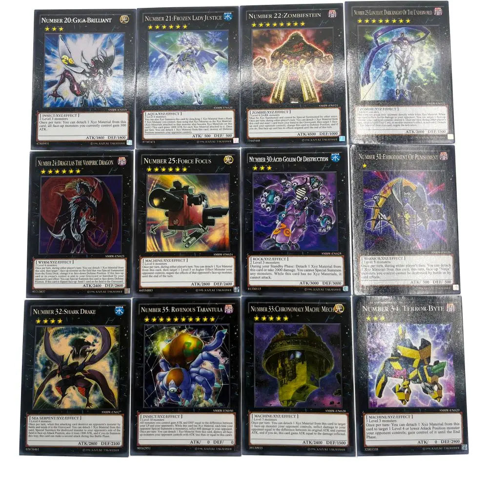 Yu-Gi-Oh Deck 706 NO COLLECTION PACK1 English Holographic Golden White Dragon Duel Game Collection Card with Tin Box