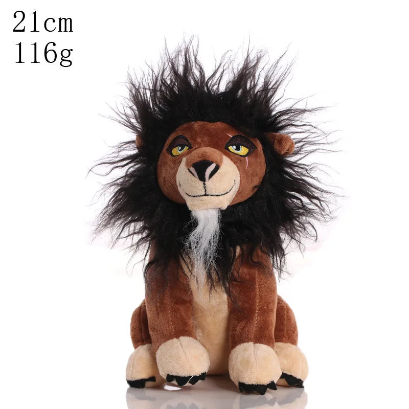 12CM 21CM The Lion King Plush Toys Cartoon Simba Nala Soft Stuffed Animals Dolls Anime Plushine Keychain Kids Festival Gift