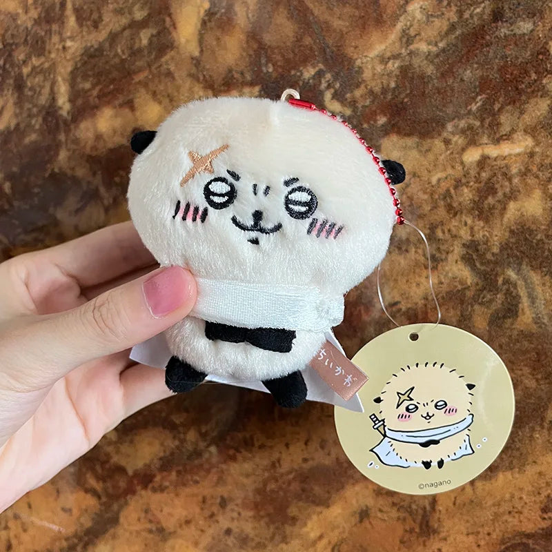 Cute Otter Lion Collection Chiikawa Magic Panda Angel Restaurant Rakko Kawaii Children's Gift Plush Backpack Keys, Pendant