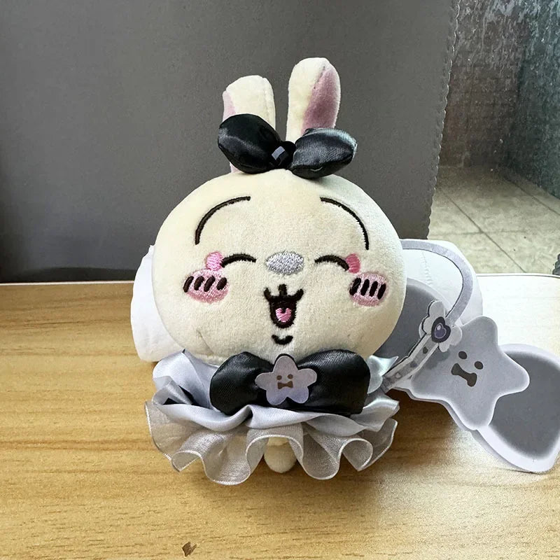 New Chiikawa Dark Magic Girl Plush Doll Pendant Gift Cute Usagi Hachiware Pendant Plush Toy Doll Bag Pendant Child Gift