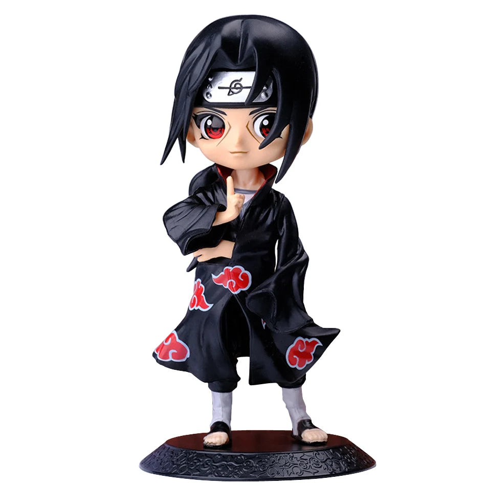15cm Anime Naruto Figure Kawaii Uzumaki Hatake Kakashi Gaara Uchiha Sasuke Qposket Figural PVC Model Toys Collect Gift