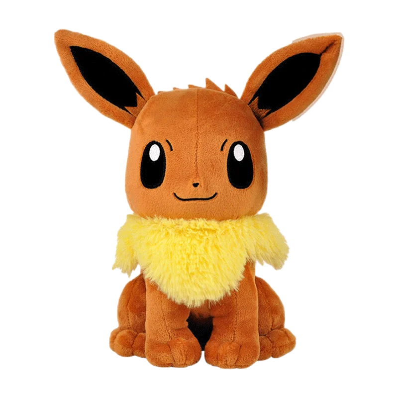 Eevee Pokemon Kawaii Pikachu Stuffed Toys Cartoon&Cute Fox Plush Doll Throw Pillow Car Decoration Birthday Gift For Kids Boy