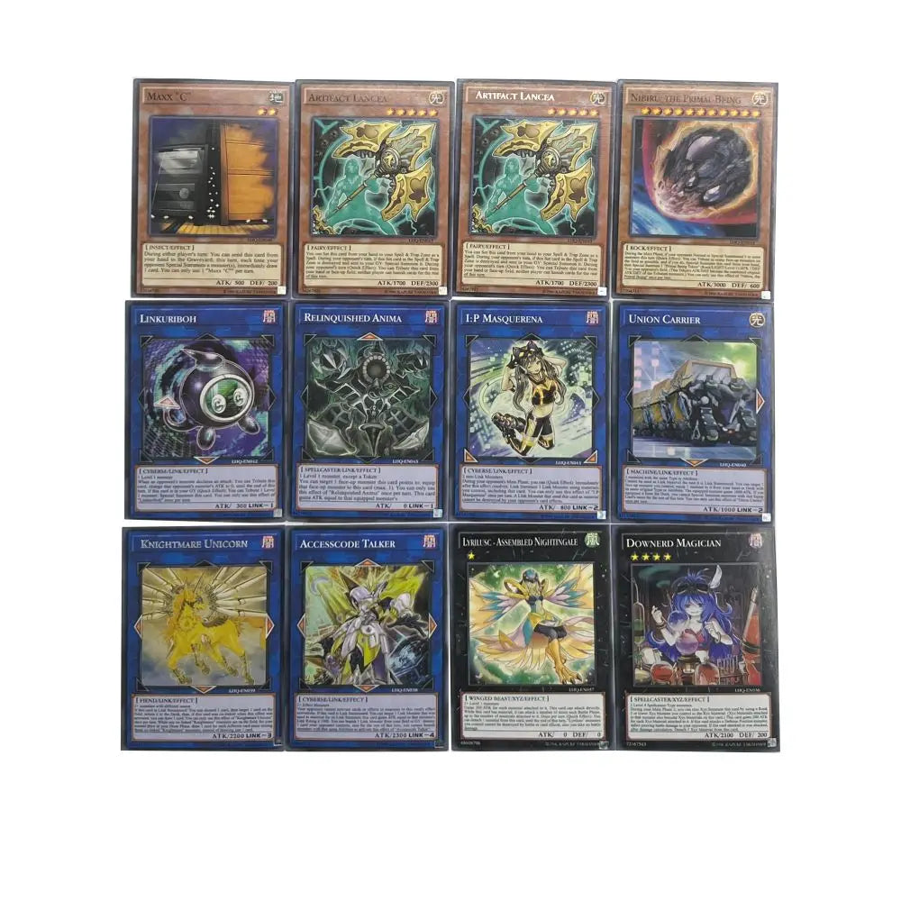 Yu-Gi-Oh Deck 889 DRYTRON PACK English Holographic Golden White Dragon Duel Game Collection Card with Tin Box
