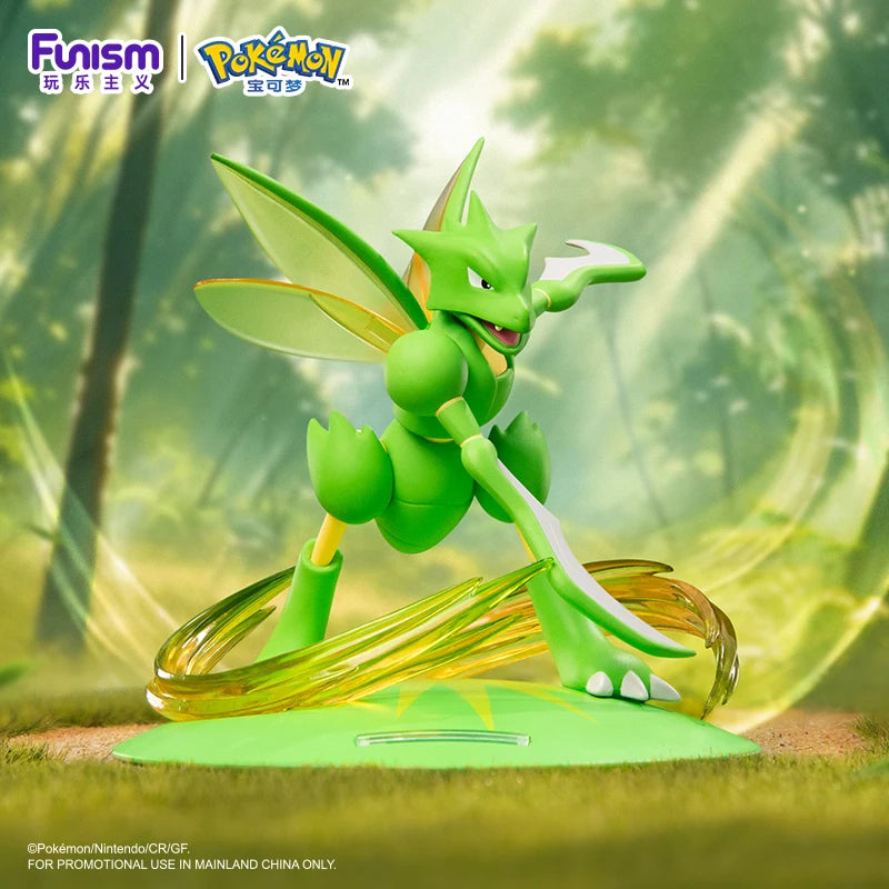 Funism Pokemon Action Figures Scyther Scizor Exquisite Anime Game Figure Collectible Cartoon Model Ornament Toy Gift