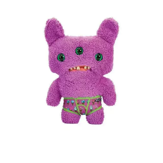Fuggler Big Teeth Monster Pendant Keya Funny Ugly Big Tooth Monster Toy Bag Plush Keychain Pendant Doll Holiday Gifts