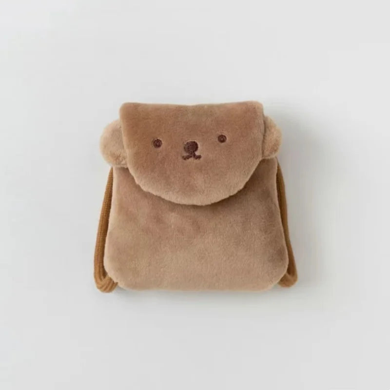 kawaii Miffy Boris Embroidered Headphone Bag Storage Bag Coin Purse Schoolbag Pendant Miffy Mini Styling Bag