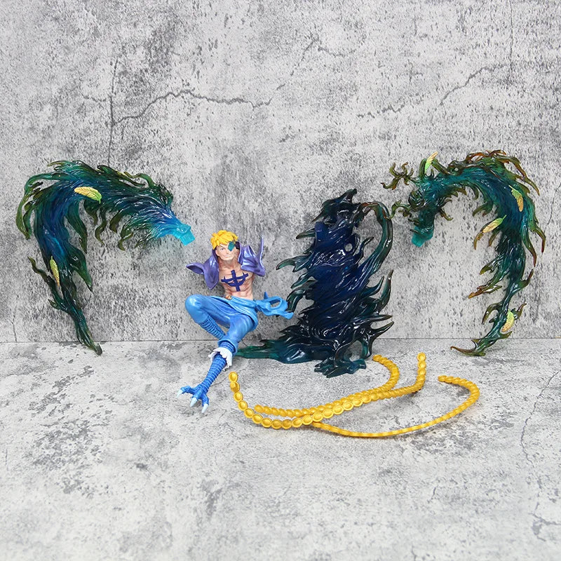 33cm Anime One Piece Figurine Gk Undead Bird Marco Action Figures Flying Marco Pvc Collection Model Toys Desktop Decoration Gift