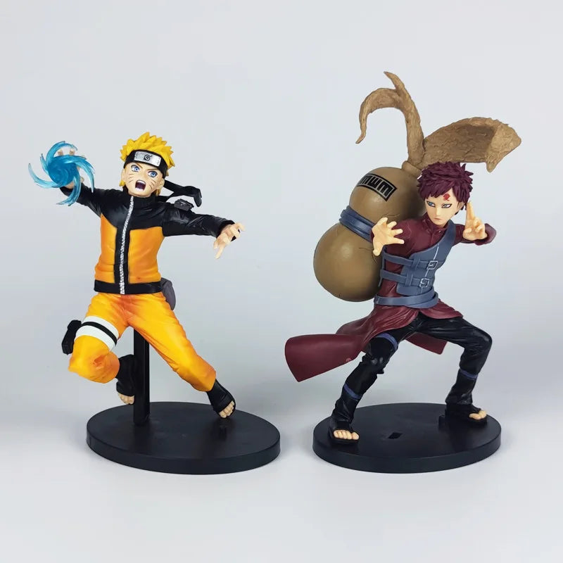 18cm Naruto Anime Figure Uzumaki Naruto Hatake Kakashi Gaara Combat Version Action Figure Collection Model Ornaments Toys Gifts