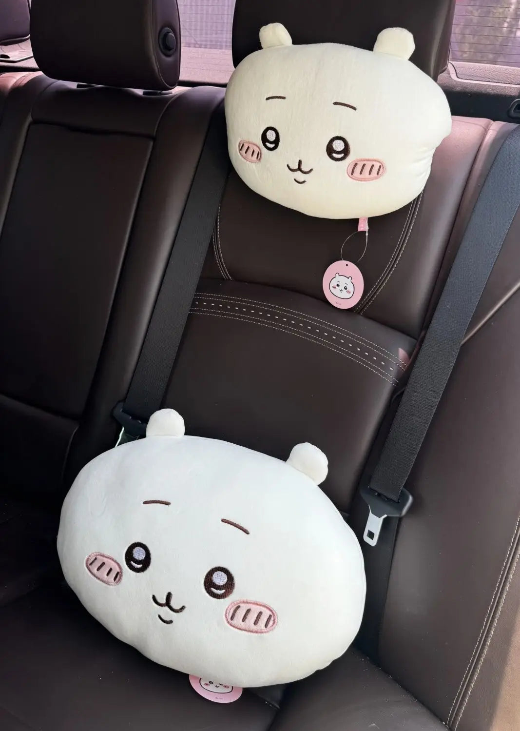 Chiikawa Car Seat Neck Pillow Waist Pillow Plush Cute Car Decoration Cartoon Cute Object Usagi Car Decoration Accessories Gift