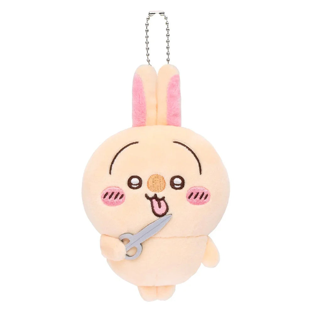 11CM Kawaii Chikawas Hachiware Usagi Plush Keychain Pendant Soft Stuffed Cute Cartoon Plush Doll Toy Bag Pendant Gift