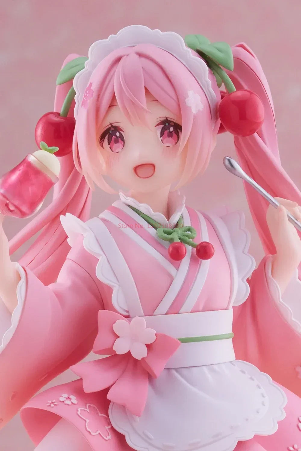 18CM TAITO Hatsune Miku Coreful Sakura Wafuu Kissa Ver. Maid Figure Anime Figurine Model Collectible Toys Kawaii Gift