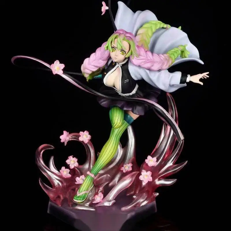 Demon Slayer 22cm Anime Figure Kanroji Mitsuri Periphery Action Figure Kimetsu no Yaiba High Quality Display Model Gift Toys
