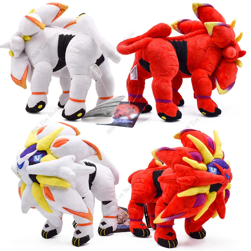 Pokemon Plush Shiny Gyarados Charizard Mega Rayquaza Hisuian Zorua Ho-Oh Lucario Butterfree Anime Stuffed Peluche Kids Xmas Gift