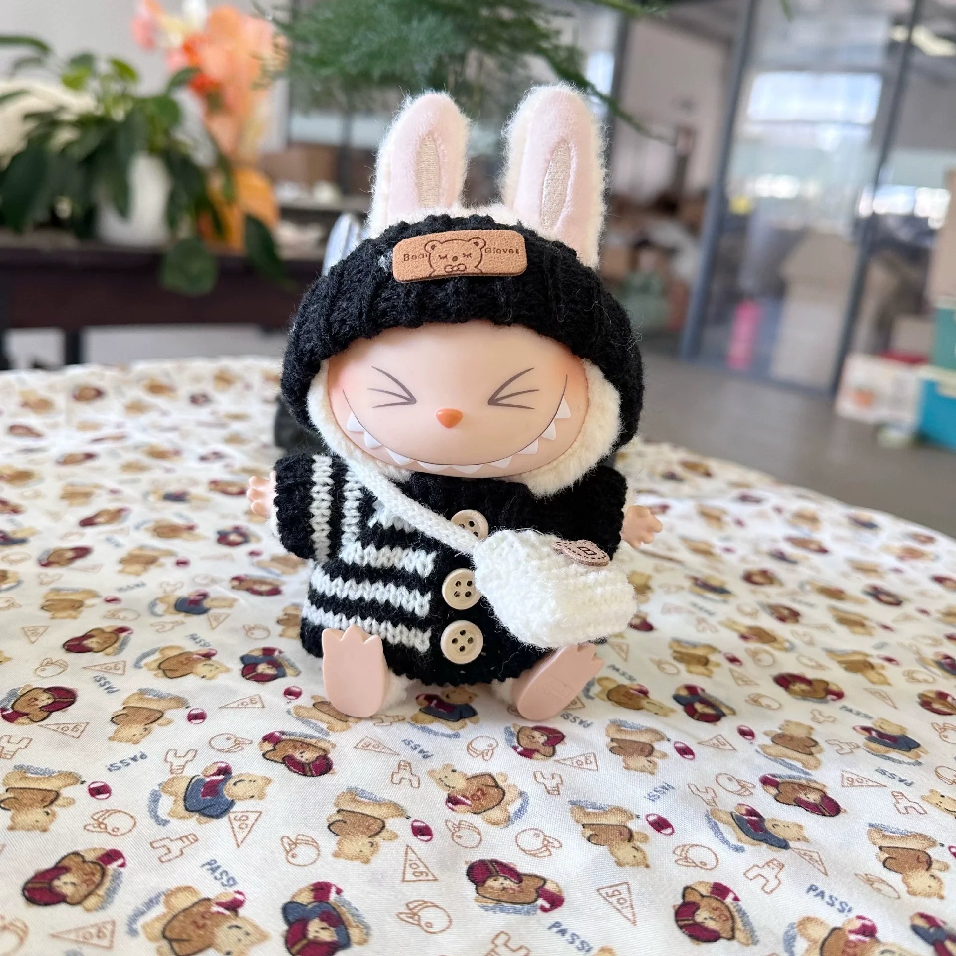 LABUBU Universal Baby Clothes, Doll Cute New Year Set Diy Accessories, Christmas Gifts,Popmart Bubble Mart Doll Accessories (No Doll)