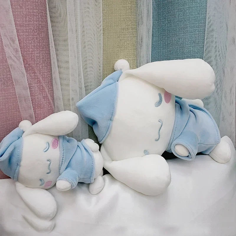 20cm Sanrio Cinnamonroll Plush Toys Cartoon Kuromi My Melody Plush Sleeping Pillow Soft Stuffed Doll Girls Xmas Gift