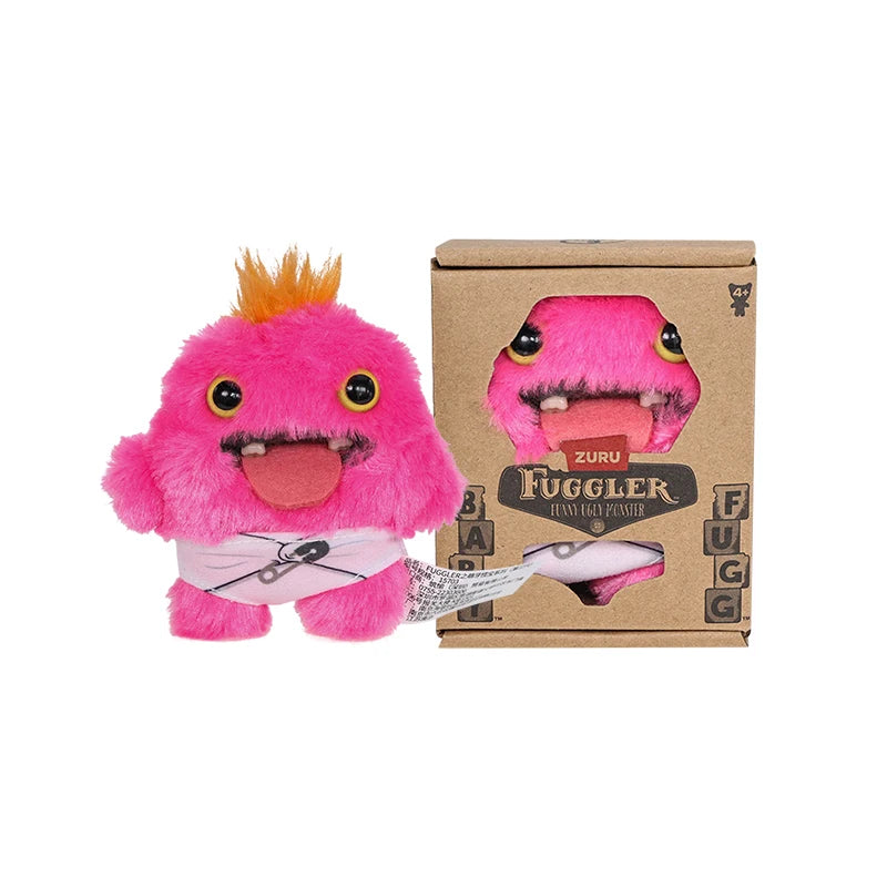 10cm Fuggler Plush Grin Grin Oogah Boogah Annoyed Alien Funny Monster Baby Series Mini Tooth Treasure Doll in Diaper Soft Toys