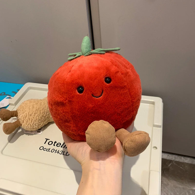 Jellycat with tags Jellycat fun tomato tomato sweet soft soothing doll plush fruit cute plush toy doll holiday gift stuffed toy
