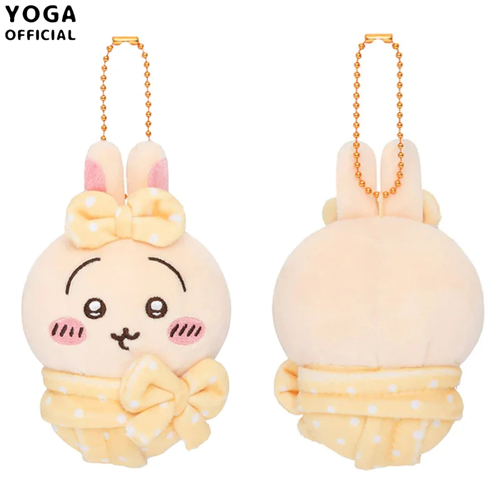 Kawaii Chiikawa Sleeping Baby Series Plush Doll Backpack Pendants Anime Usagi Girl's Heart Cute Plush Keychain Girls Gift