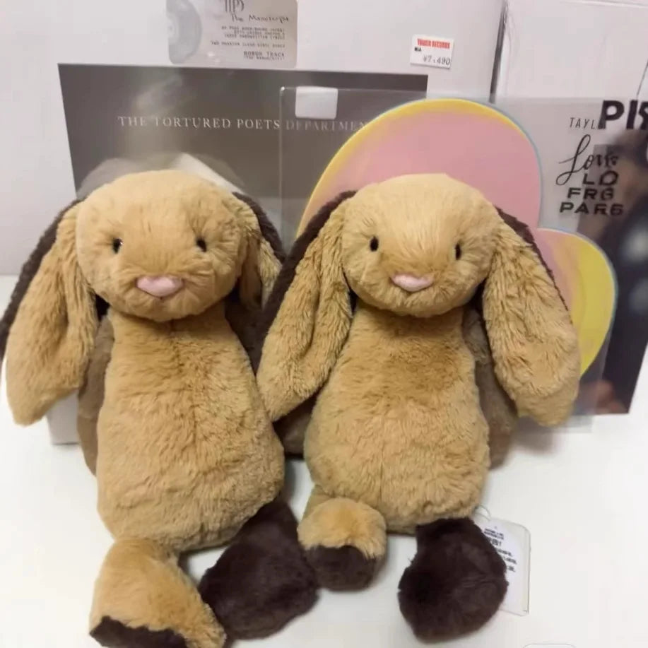 Easter Jely Chocolate Double Color Shy Bonnie Rabbit Plush Doll Home Decoration Holiday Gift