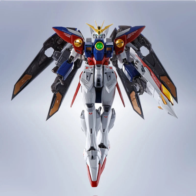 Bandai METAL ROBOT Wing Gundam Zero Action Figure XXXG-00W0 MR Wing Mobile Suit Gundam Model Kit Assembly Toys for Boys