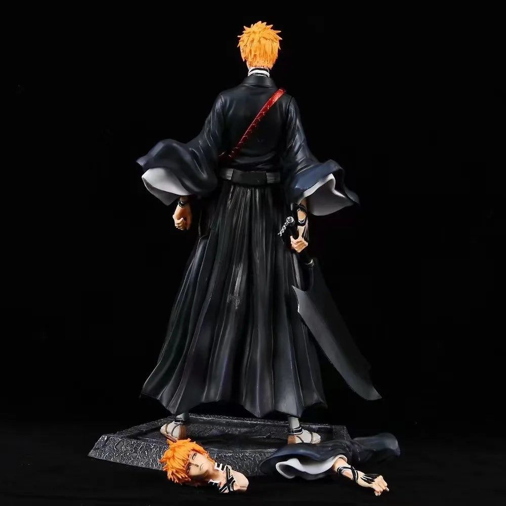 33CM Anime Bleach Kurosaki Ichigo GK Statue Pvc Action Figures Collection Model Doll Toys Gifts