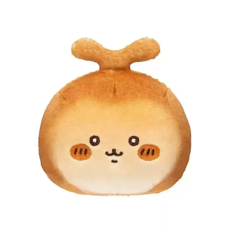 Kawaii Chiikawa Dorayaki Plush Backpack Pendant Anime Usagi Girl's Heart Cute Pinch Bread Plush Headphones Bag Coin Purse